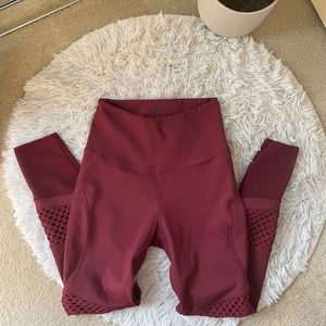 BetterBodies Red High Waisted Leggings M